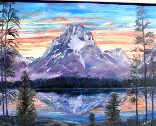 Sold at Art in the Park--Mt Moran