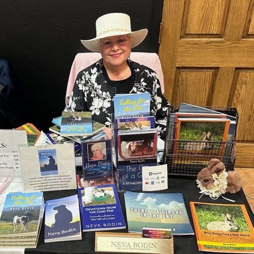My latest book signing at Cabin Fever Writers Conference 2024